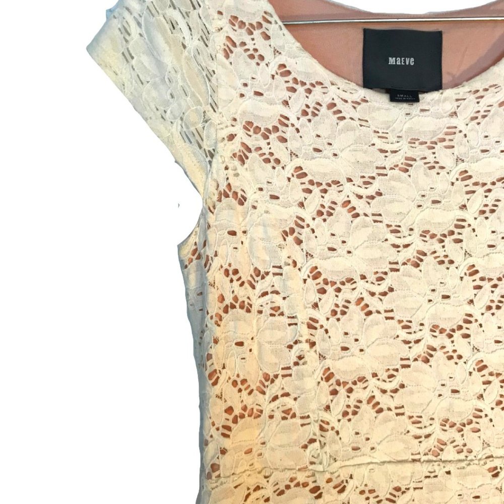 ANTHROPOLOGIE (MAEVE) | Lace Fit & Flare Dress